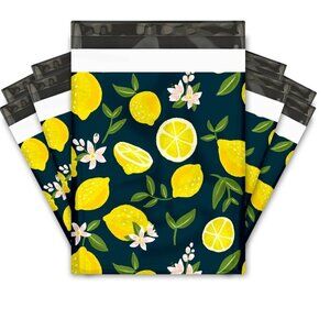 Lemons Poly Mailers, 10x13, Lot of 20